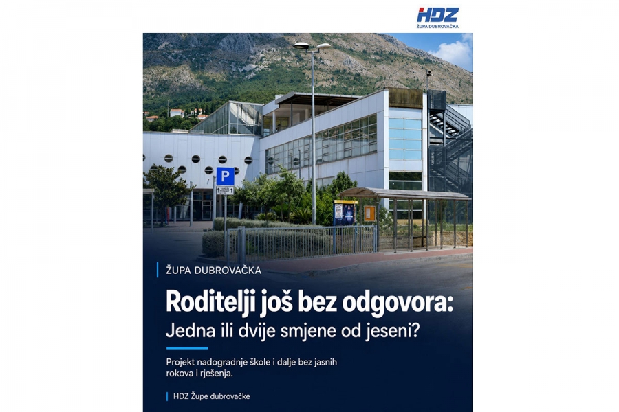 Jedna ili dvije smijene od jeseni u župskoj &scaron;koli?